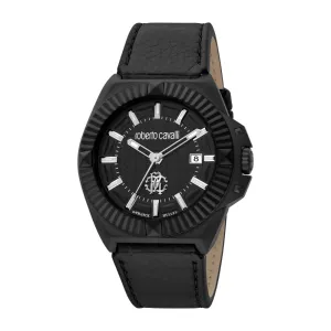 Roberto Cavalli by Franck Muller Men's Watch, Black Case and Dial