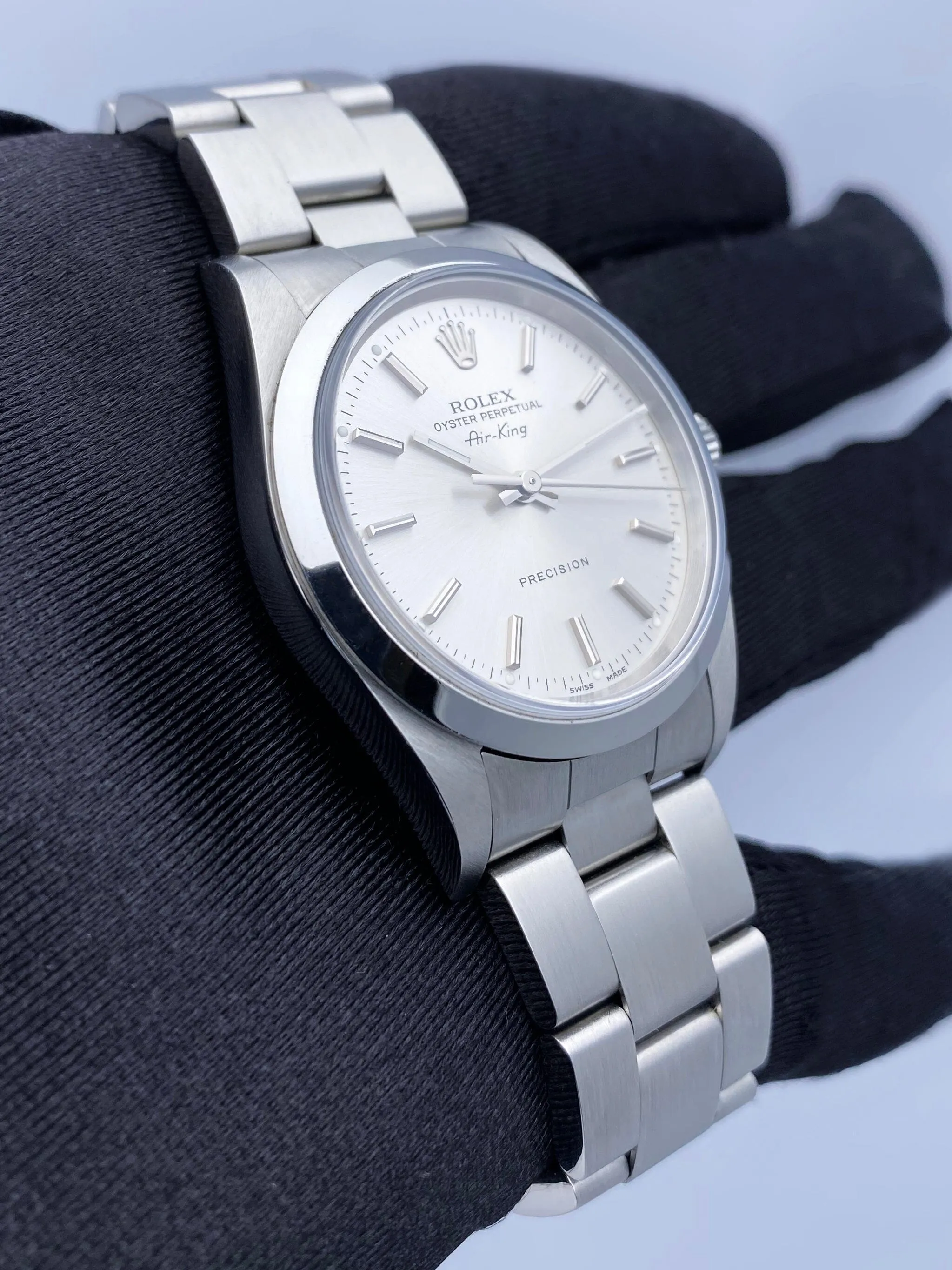 Rolex Air King Precision 14000 Mens Watch Box Papers