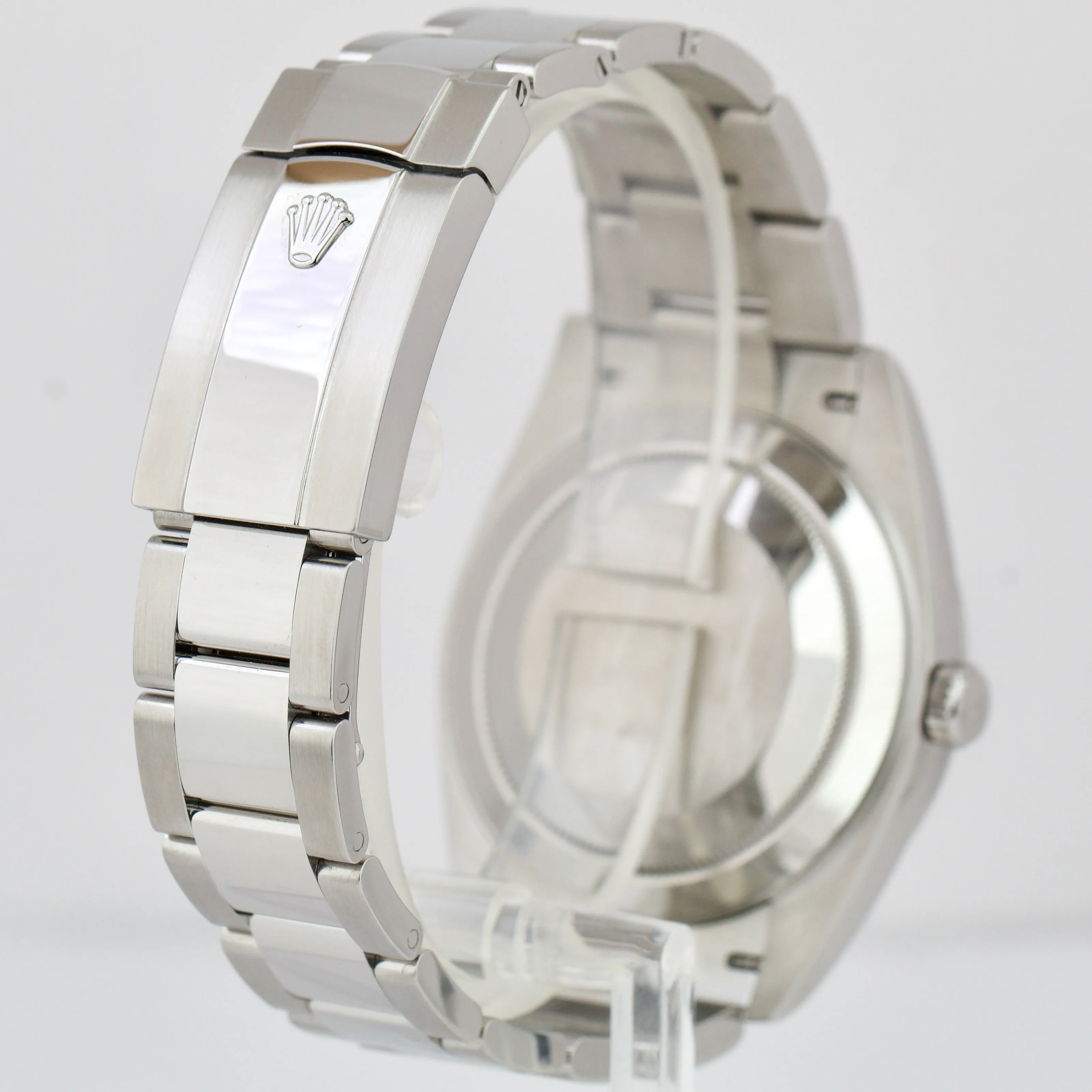 Rolex DateJust 41 Black 41mm Stainless Steel 126300 Oyster Watch BOX PAPERS