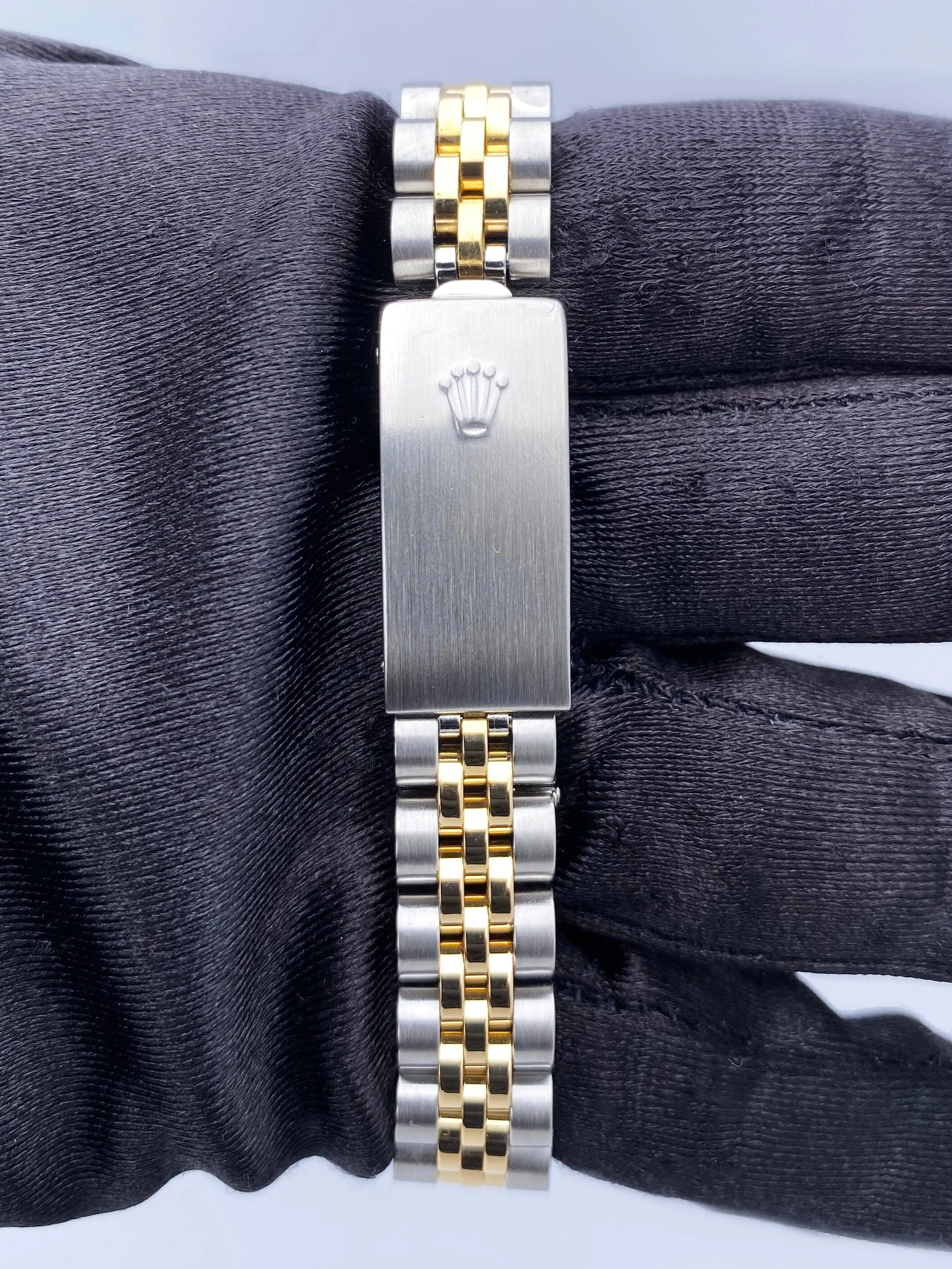 Rolex Datejust 79173 Blue Vignette Diamond Dial Ladies Watch Box Papers