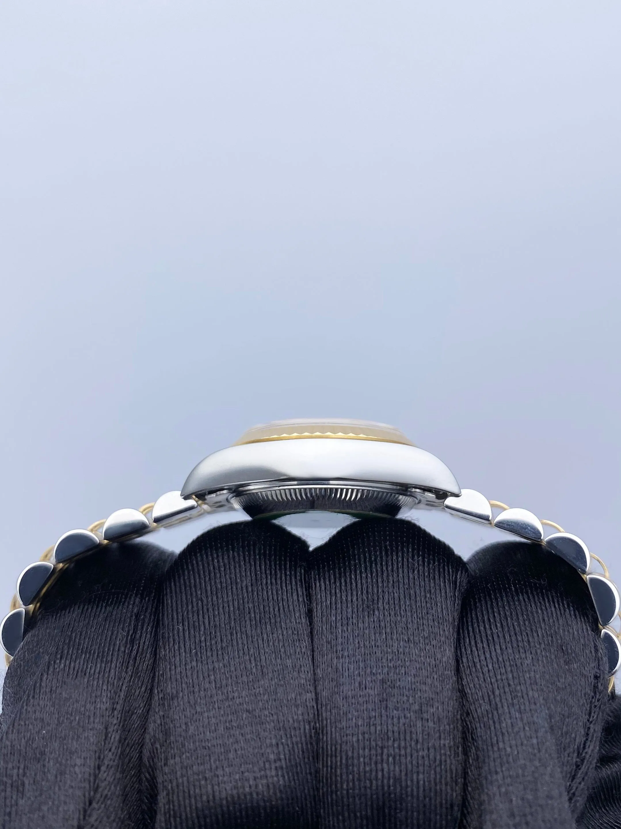 Rolex Datejust 79173 Blue Vignette Diamond Dial Ladies Watch Box Papers