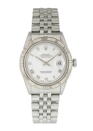 Rolex Datejust Turn O'Graph 16264 Men Watch Original Box & Papers