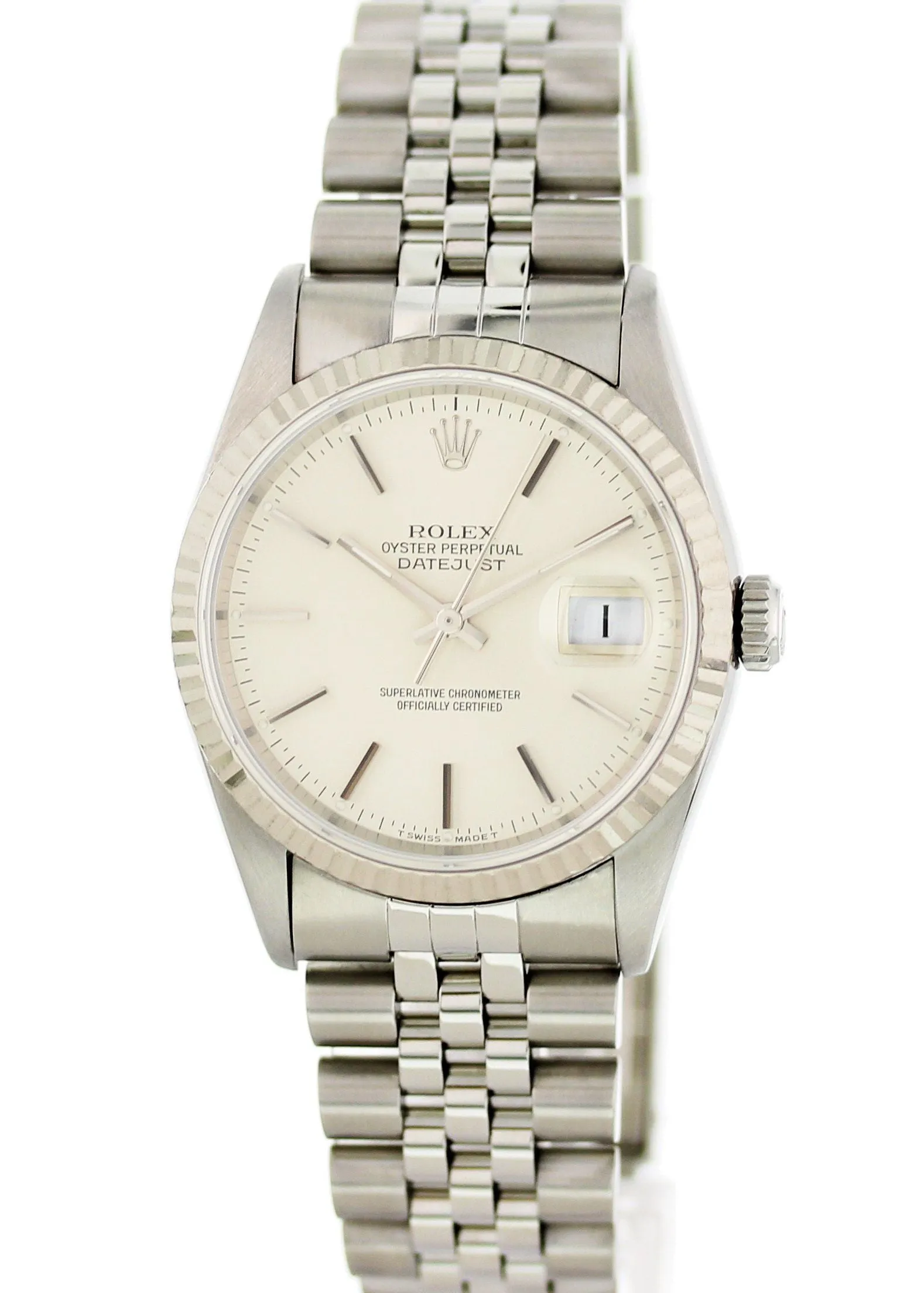 Rolex Oyster Perpetual Datejust 16234 Mens Watch