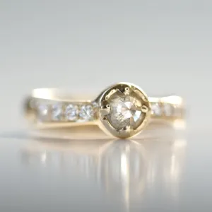 Rose Cut Diamond Solitaire I