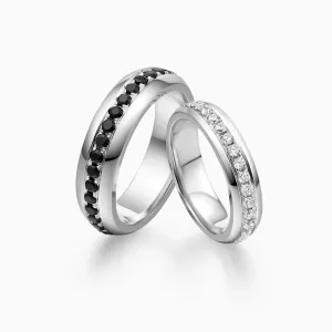 Round Diamond Couples Engagement Ring