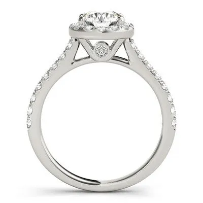 Round Halo Engagement Ring