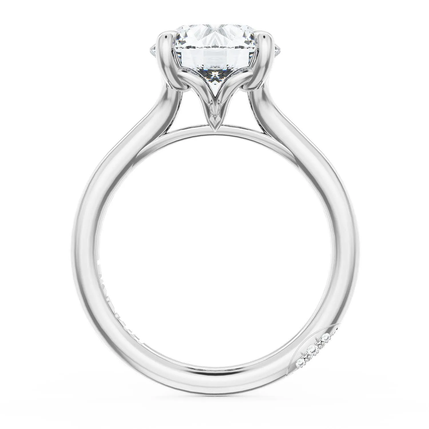 Round Solitaire Engagement Ring