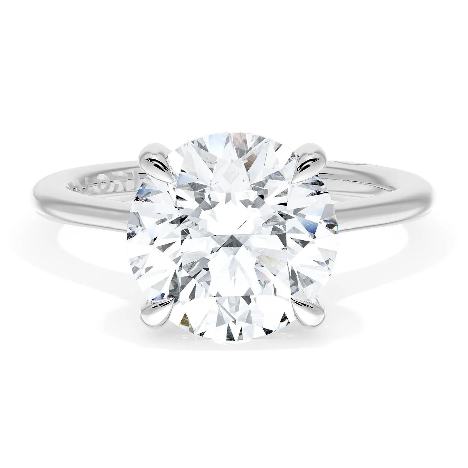 Round Solitaire Engagement Ring