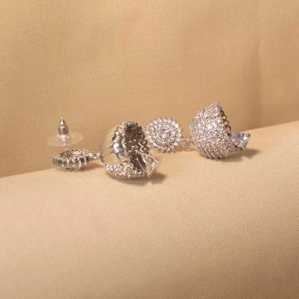 Rumi Crystal Jhumkis