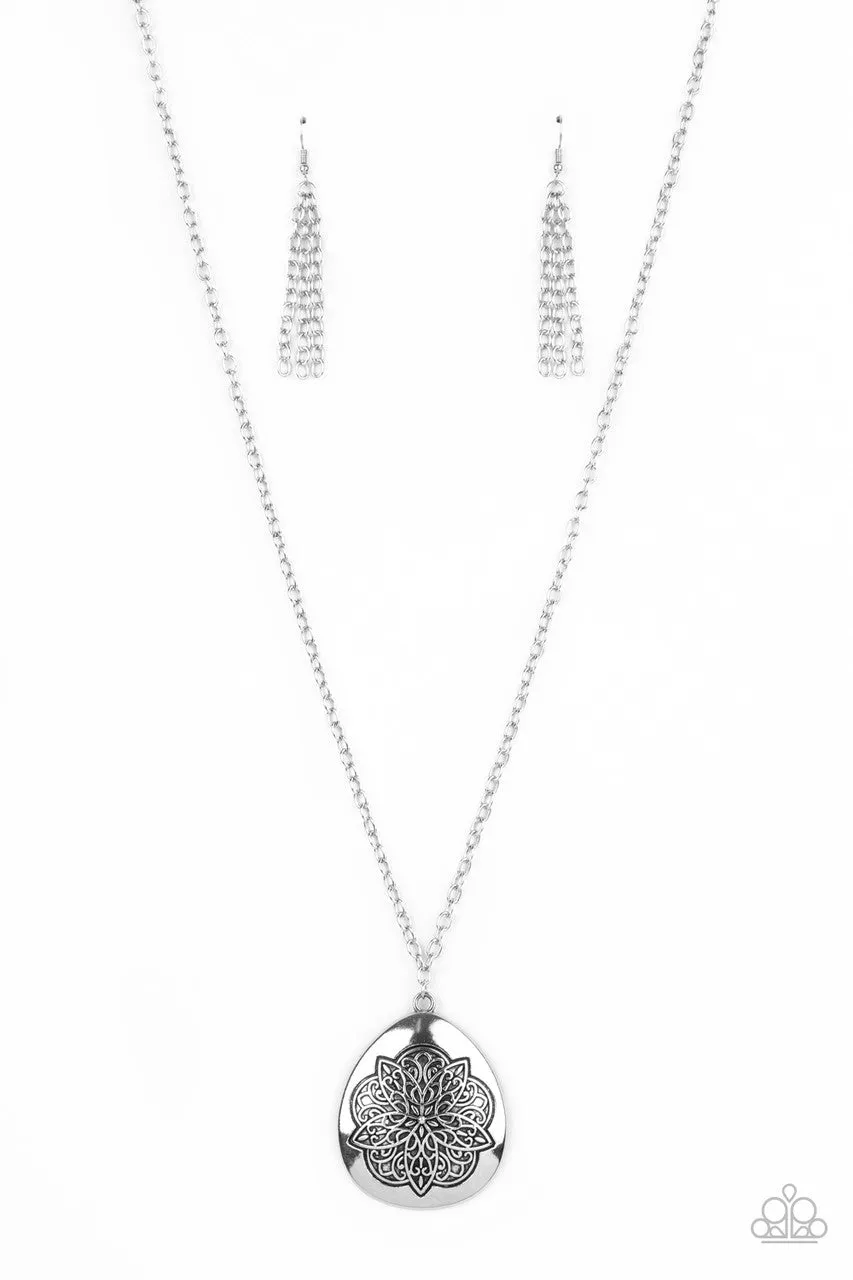 Rustic Renaissance Silver Paparazzi Necklace