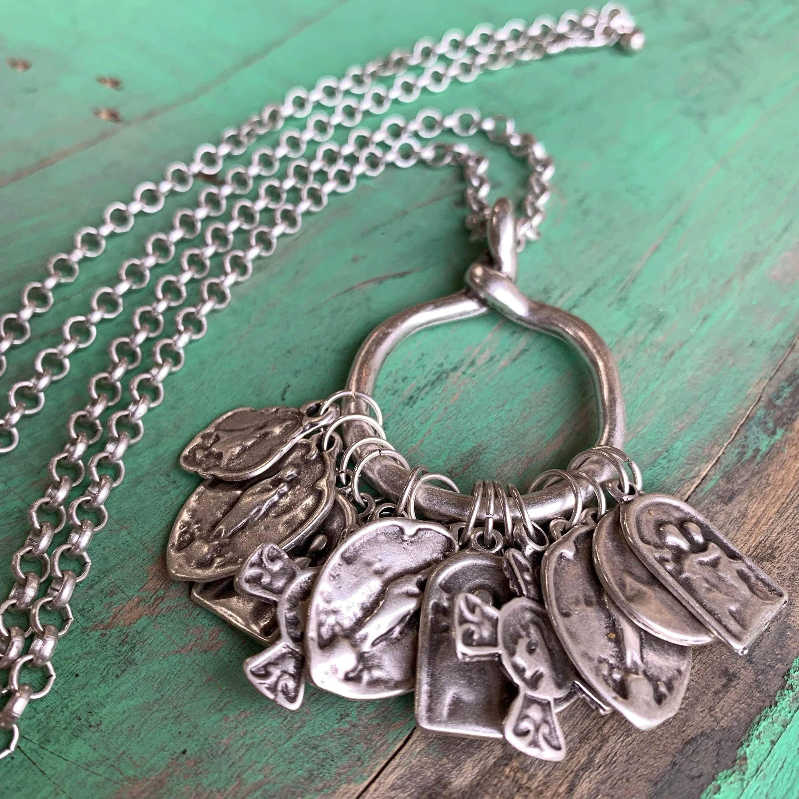 Saint Charm Necklaces: OLG