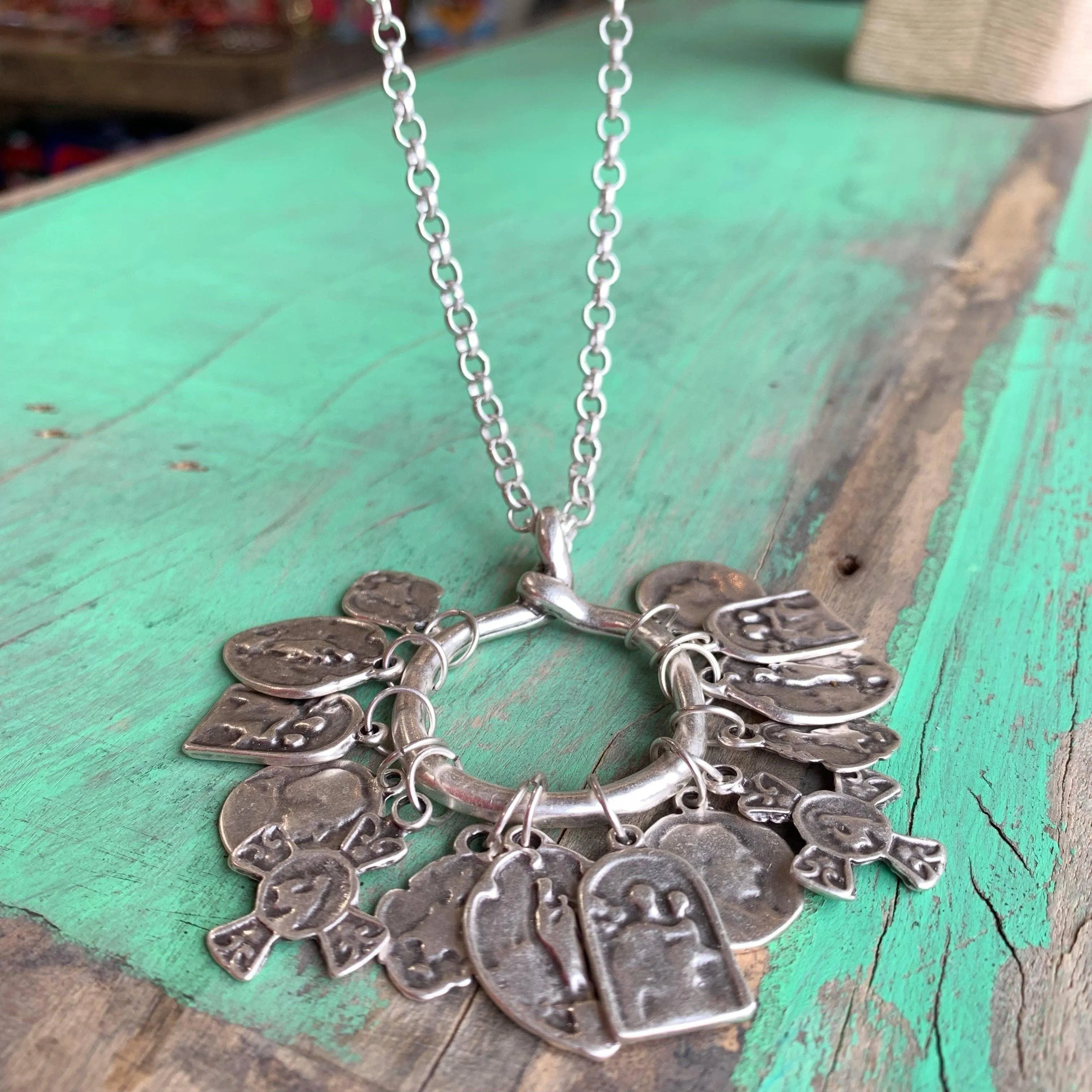 Saint Charm Necklaces: OLG