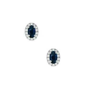 Sapphire Dreams 18ct White Gold Clarissa Stud Earrings