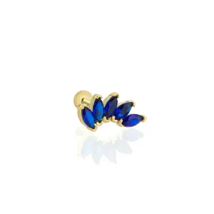 SAPPHIRE MARQUISE PIERCING
