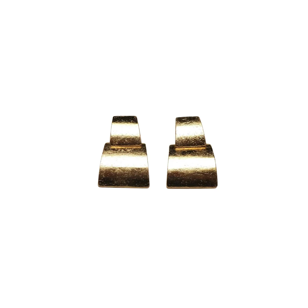 Scarlet Monies Gold Foil & Acacia Earrings