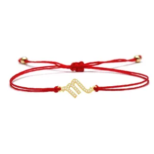 Scorpio Zodiac Red String Protection Bracelet