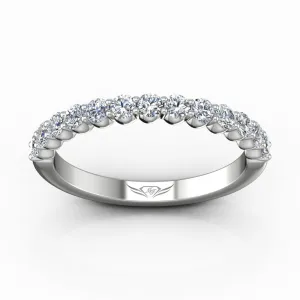 Shared Prong Wedding Band