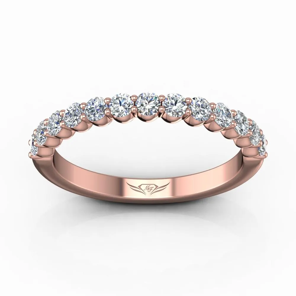 Shared Prong Wedding Band