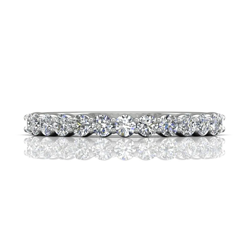 Shared Prong Wedding Band