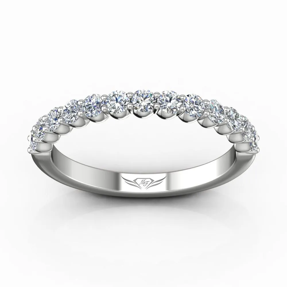 Shared Prong Wedding Band