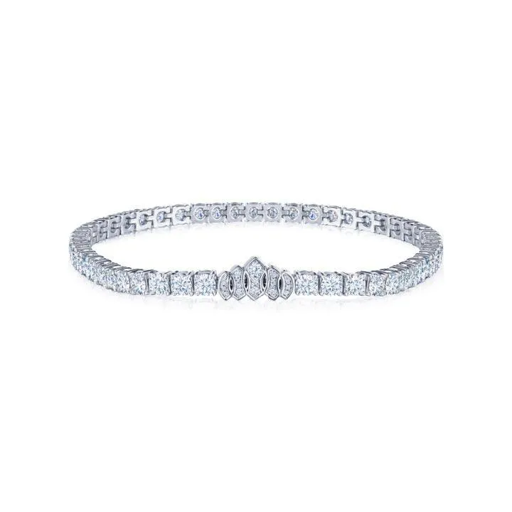 Signature Tiara Diamond Line Bracelet, 4 Carat Total Weight