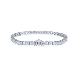 Signature Tiara Diamond Line Bracelet, 4 Carat Total Weight