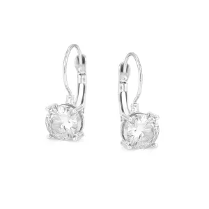 SILVER CRYSTAL EARRINGS #SQ787-E7715S