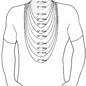 Silver Necklaces with zirconia stone