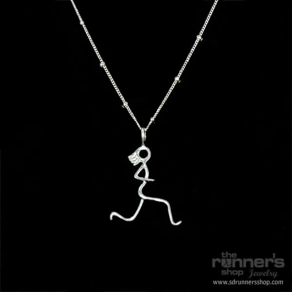 Silver "Joan" Runner Necklace