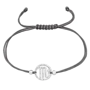 Silver Scorpio Zodiac Sign  Bracelet