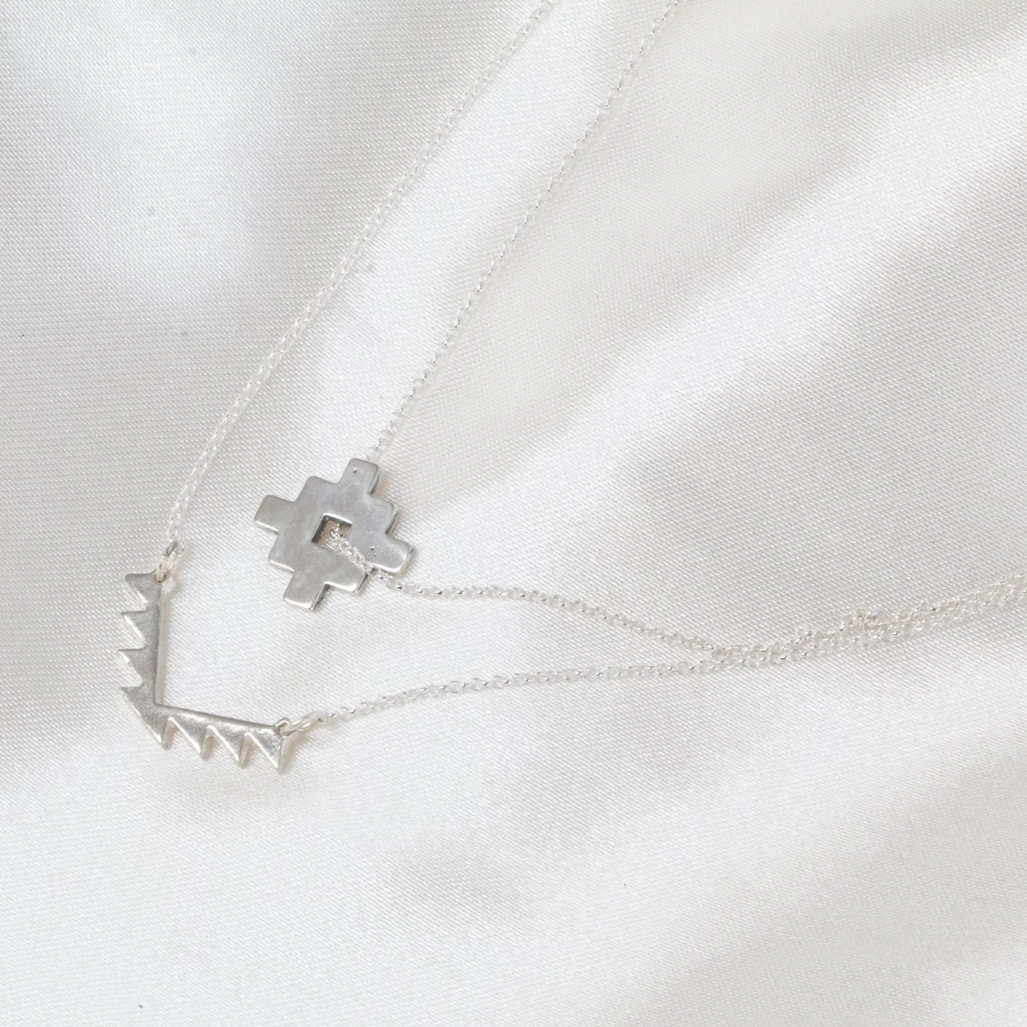 SkyWeaver: Sun and Thunderbird Pendant Set