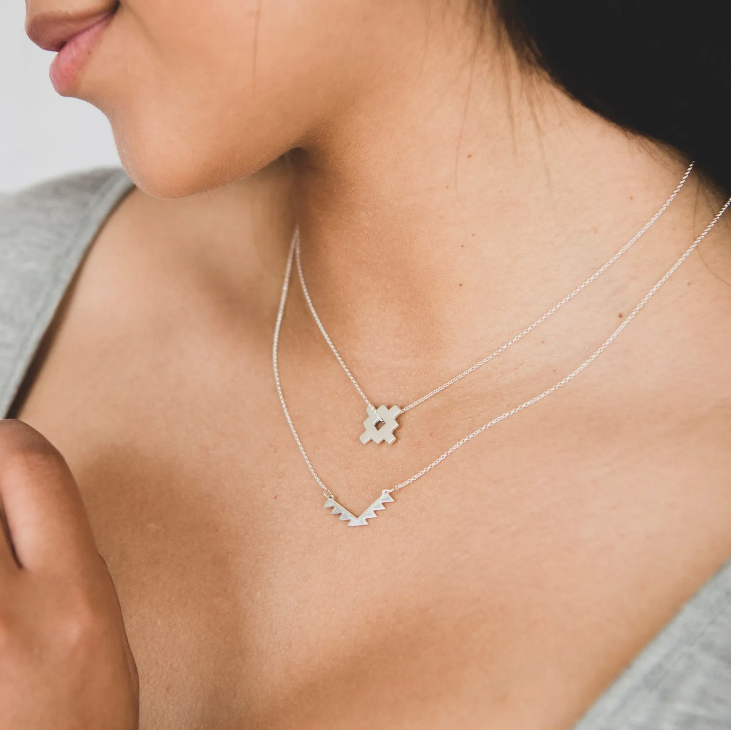 SkyWeaver: Sun and Thunderbird Pendant Set