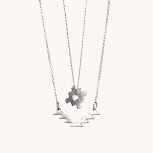 SkyWeaver: Sun and Thunderbird Pendant Set