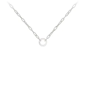 Small 16" Paperclip Chain with Talisman Clip