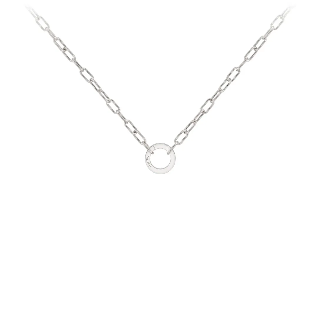 Small 16" Paperclip Chain with Talisman Clip