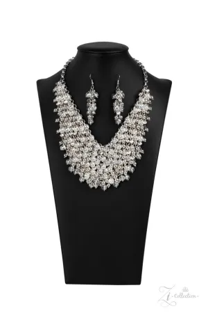 Sociable - 2020 Zi Collection - White Paparazzi Statement Necklace