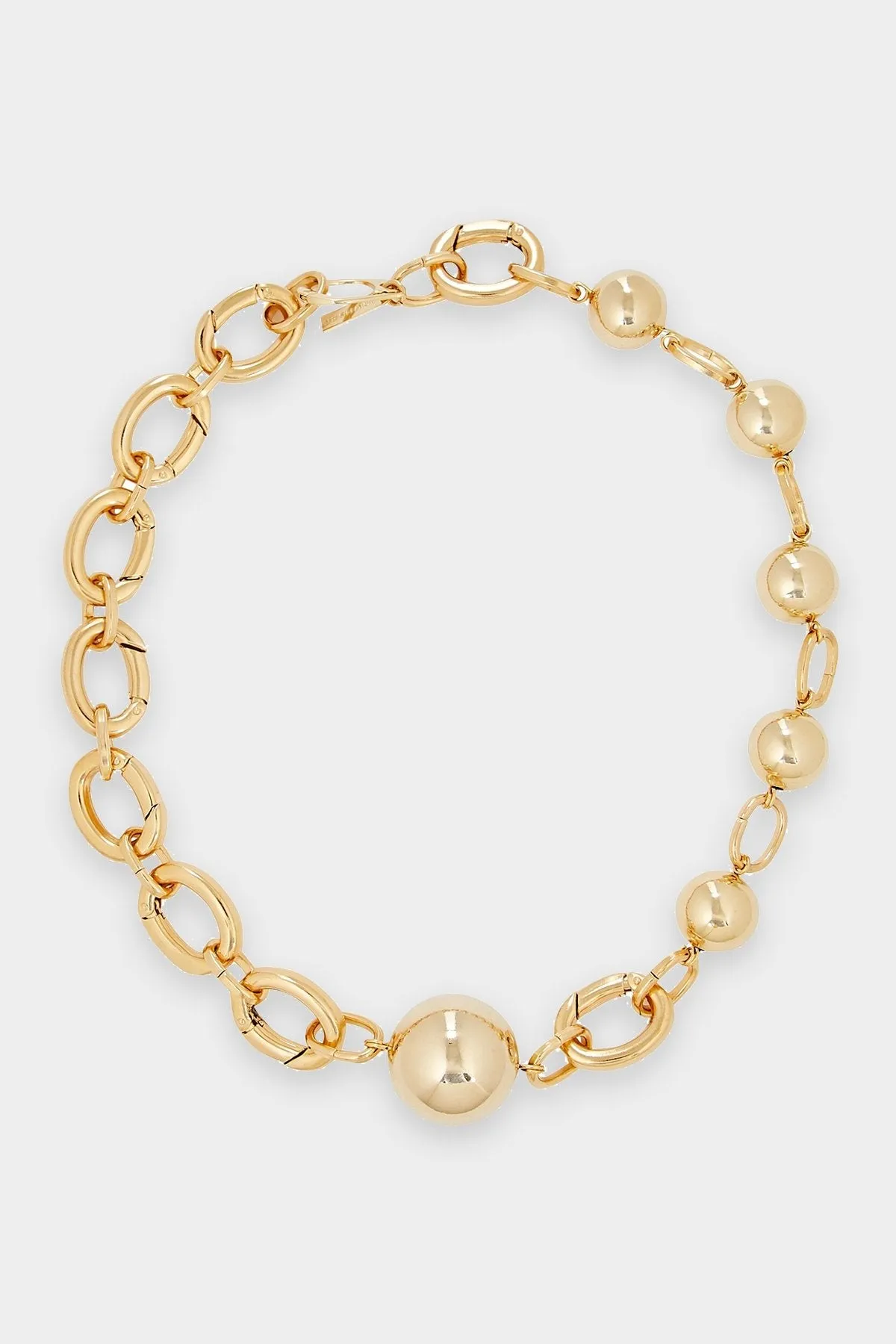 Solar Necklace in Gold 17"
