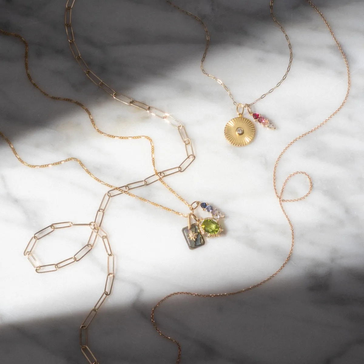 Solid Gold Chain for Charms