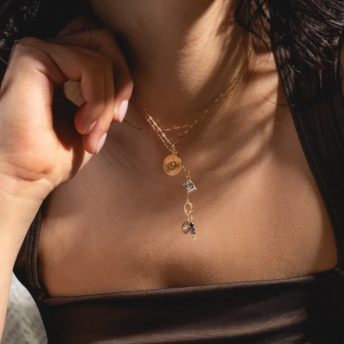 Solid Gold Chain for Charms