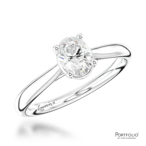 Solitaire 1.70ct H SI1 Diamond Platinum Ring