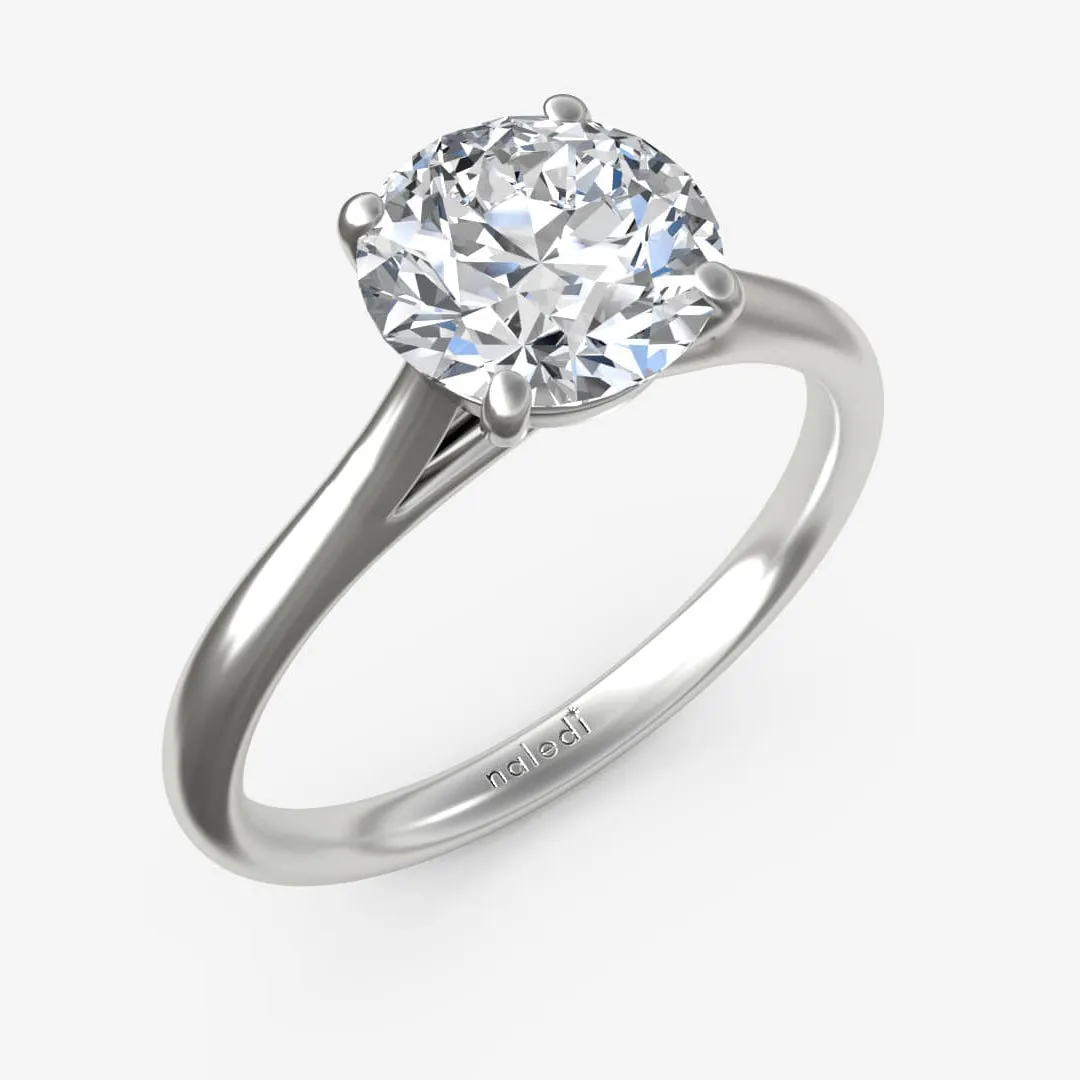 Solitaire Diamond Engagement Ring