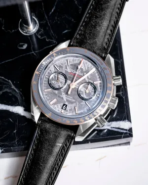 Solitaire Universal Straps in Black Carbon Pueblo for Omega Speedmaster
