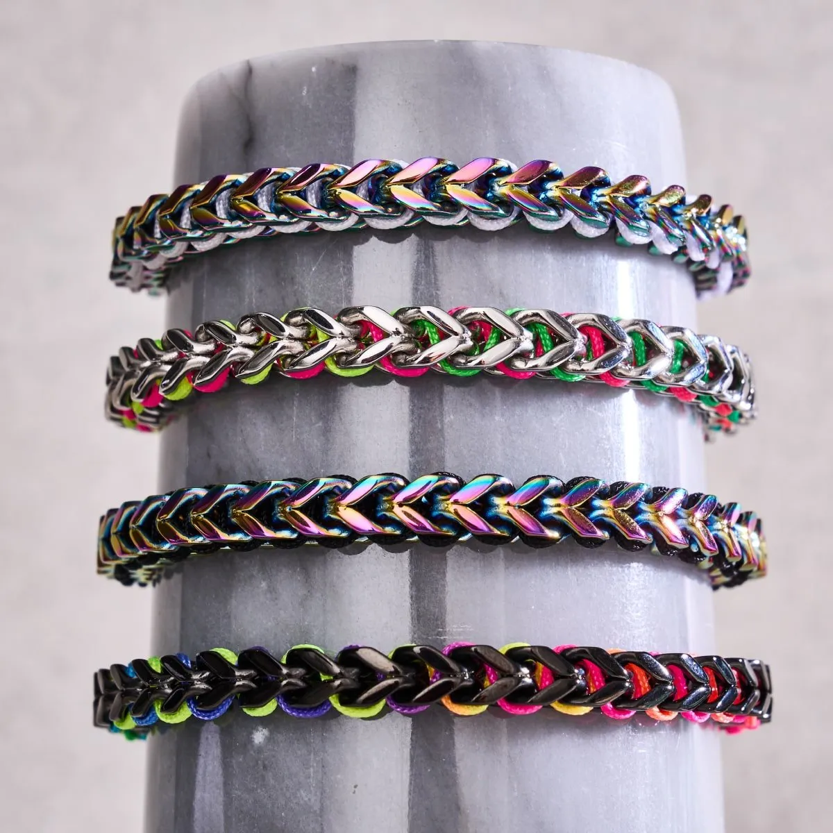 Spectrum x Silver | Gaia Wheat Chain Bracelet