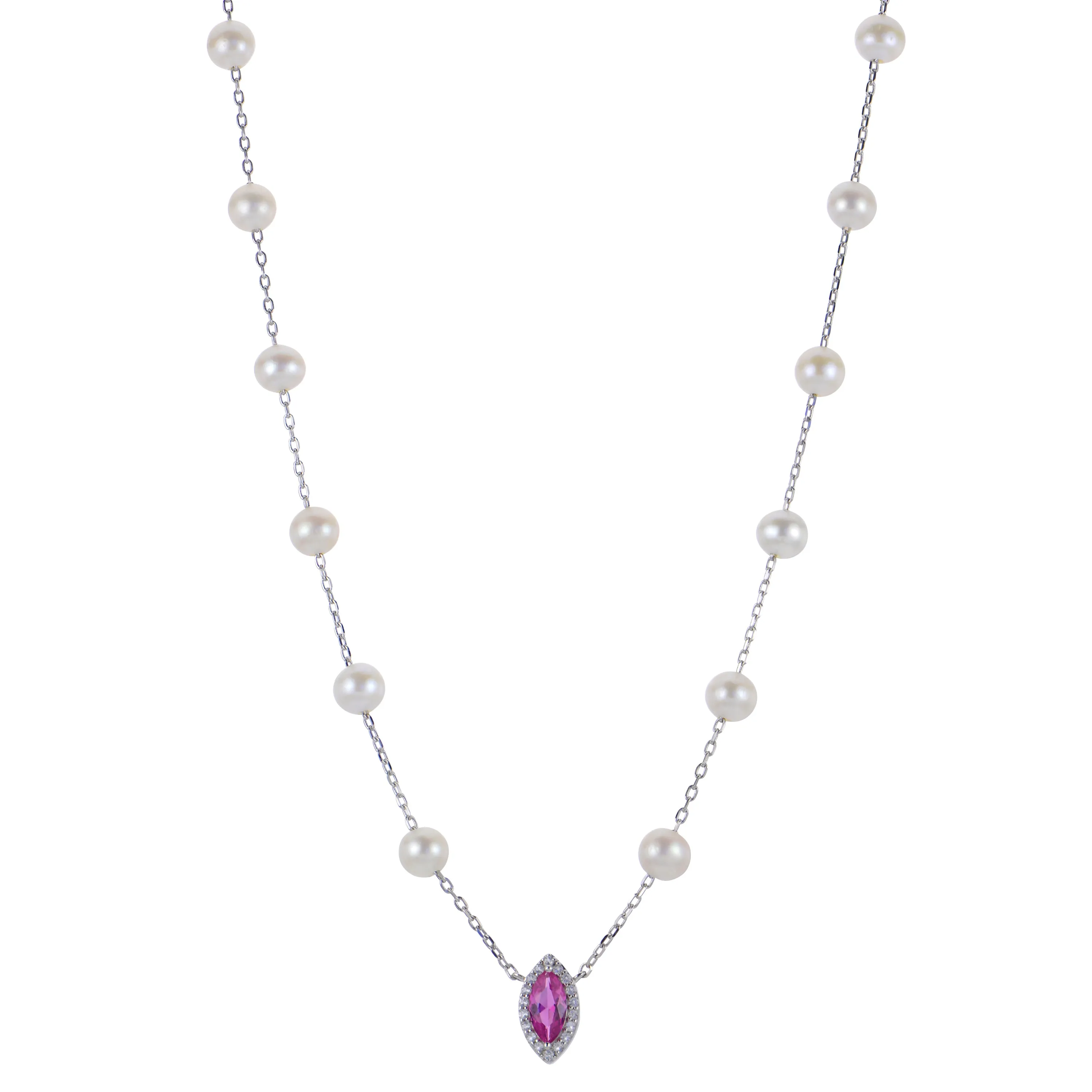 Sterling Silver Freshwater Pearl Necklace