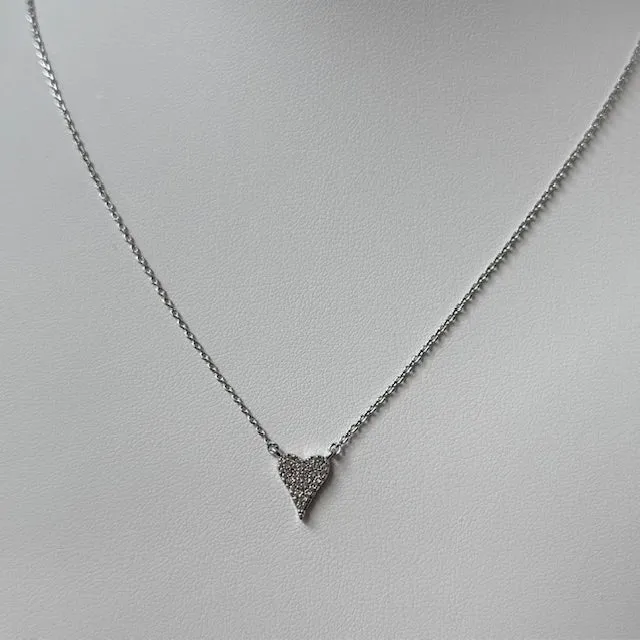 Sterling Silver Heart Necklace