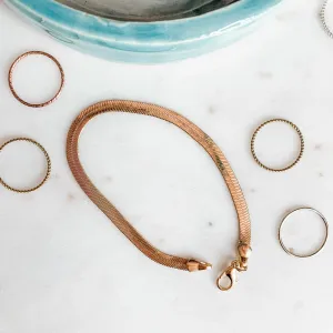 Stunna Liquid Gold 18k Gold Fill Snake Chain Bracelet