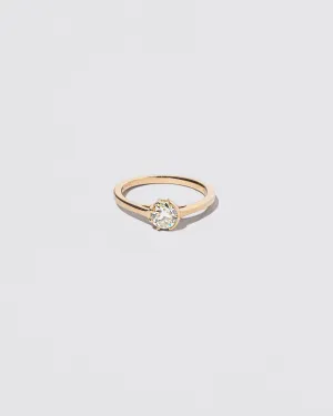 Sun & Moon Ring - Petite White Diamond