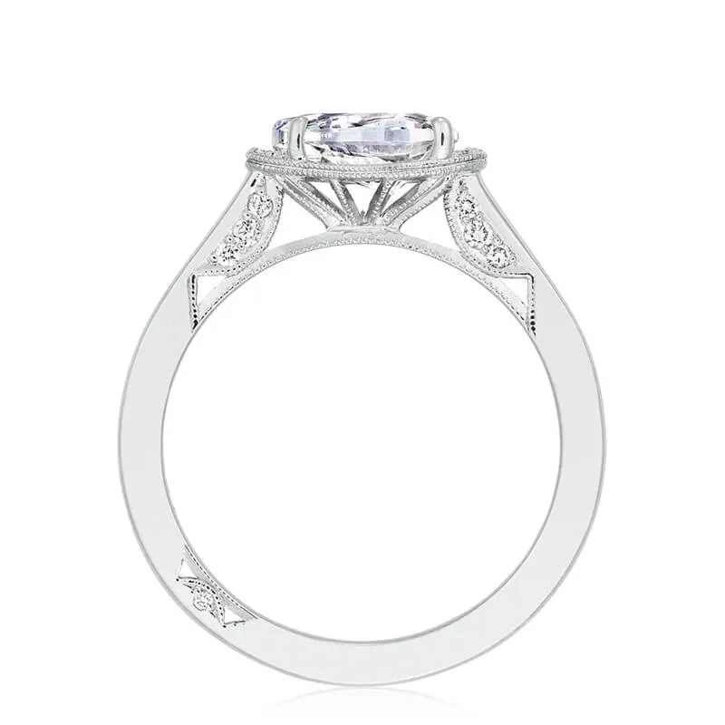 Tacori 18K White Gold Pear Solitaire Engagement Ring 2654PS85X55W