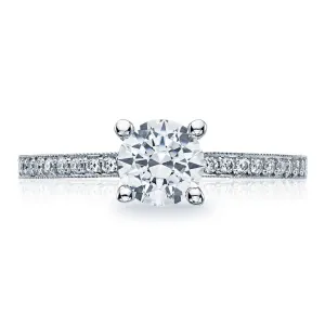 Tacori 18K White Gold Round Solitaire Engagement Ring 41-1.5RD65W
