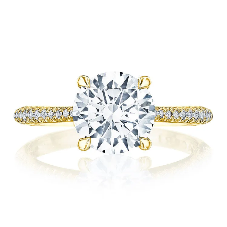 Tacori 18K Yellow Gold 1/2 Way Round Solitaire Engagement Ring HT2581RD65Y